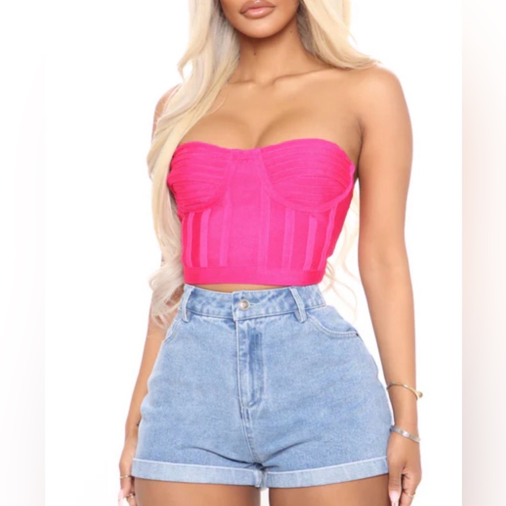 Fashion Nova Bandage Cropped Top